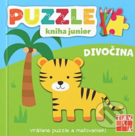Divočina - Puzzle kniha junior, Taktik, 2022