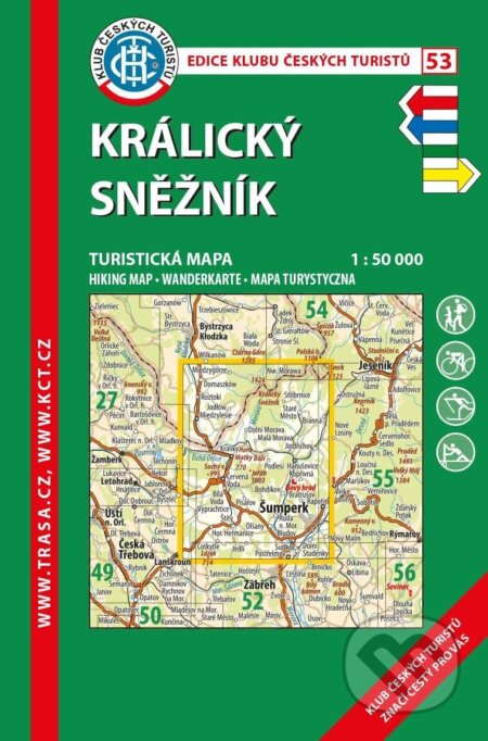 KČT 53 Králický Sněžník 1:50 000, Klub českých turistů