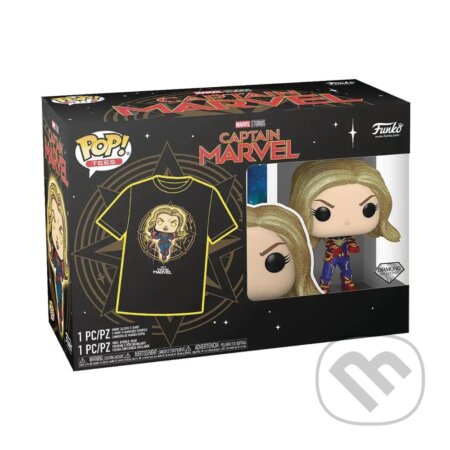 Funko POP & Tee: Marvel - Captain Marvel (veľkosť trička L)