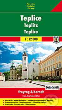 Teplice 1:10 000 (plán města), freytag&berndt, 2003