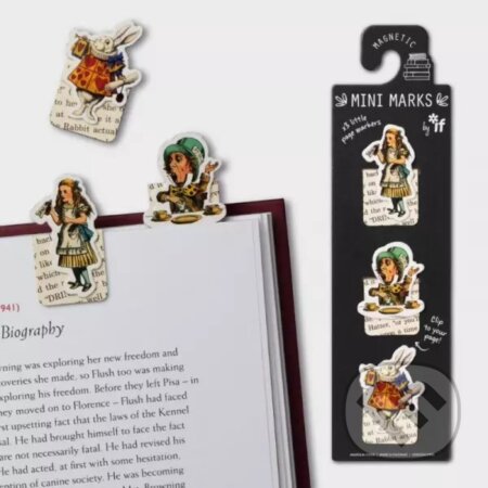 Záložka do knihy Mini magnetická - Alenka v ríši divov