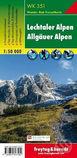 WK 351 Lechtaler Alpen-Allgäuer Alpen 1:50 000/mapa, freytag&berndt