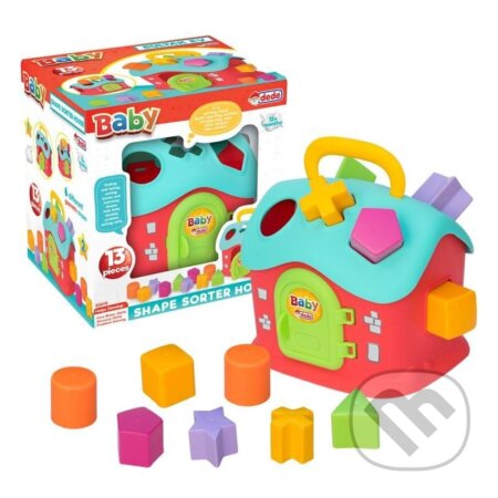 Vkládací tvary Domeček - hra z kategorie Stavebnice