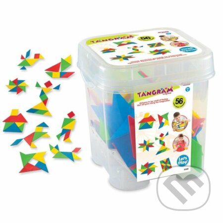 Tangram 56 ks - hra z kategorie Stavebnice