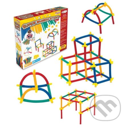 Stavebnice Bambusové tyčky 200 ks - hra z kategorie Stavebnice