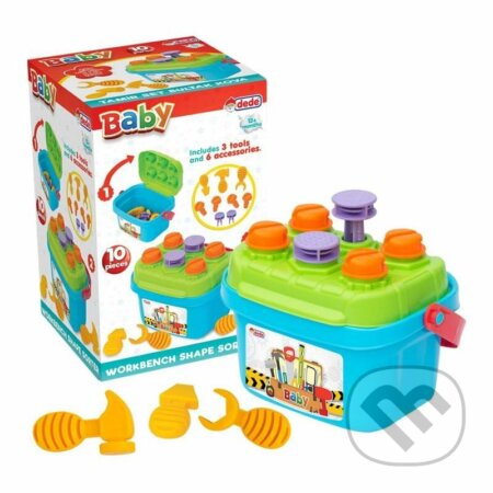 Vkládací tvary Pracovní kufřík - hra z kategorie Stavebnice