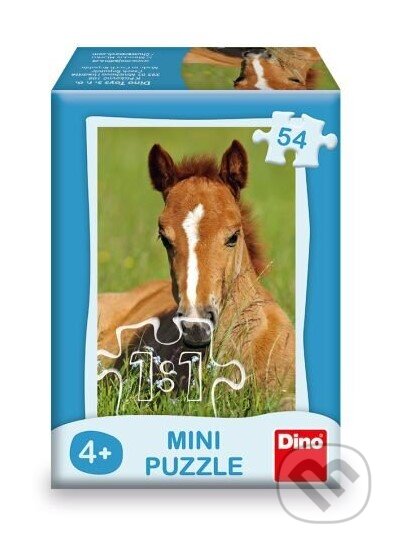 Zvířátka minipuzzle - kůň, Dino