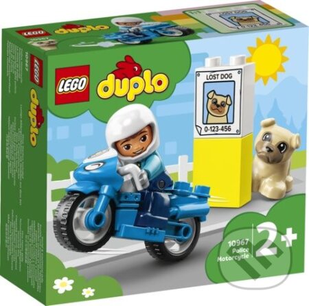 LEGO DUPLO 10967 Policajná motorka, LEGO, 2022