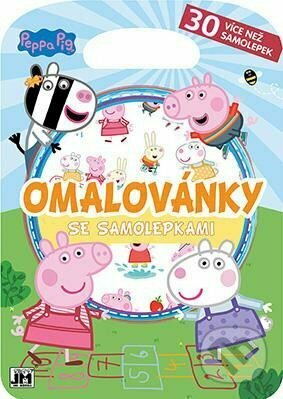 Peppa Pig - Omalovánky se samolepkami, Jiří Models, 2022