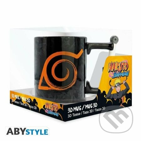 Naruto Shippuden 3D keramický Hrnček - Kunai Konoha 460 ml, ABYstyle, 2022