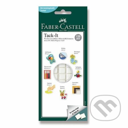 Faber - Castell Lepící hmota TACK -IT - bílá 75 g, Faber-Castell, 2020