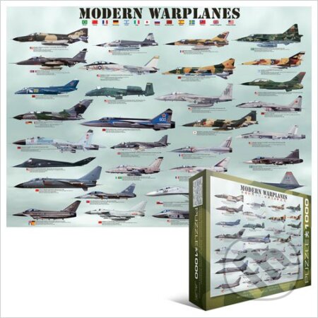 Letadla Moderní bojová letadla, EuroGraphics, 2014