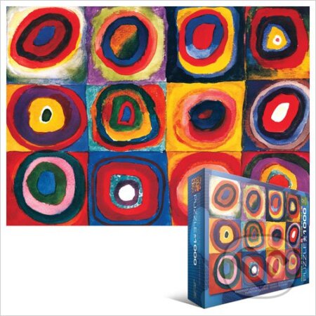Barevná studie čtverců - Wassily Kandinsky, EuroGraphics, 2014