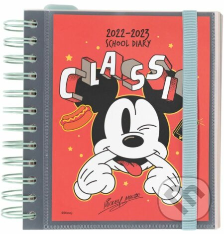 Plánovací denný školský Diár 2022/2023 Disney: Mickey Mouse so samolepkami, , 2022