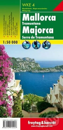 WKE 4 Mallorca Tramontana 1:50 000/mapa, freytag&berndt