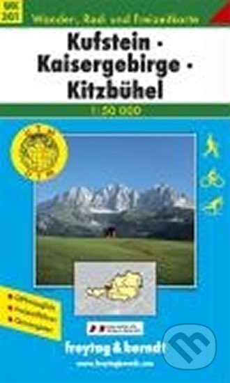 Kufstein - Kaisergebirge - Kitzbühel 1:50 000 - Turistická mapa: WK 301, freytag&berndt, 2016