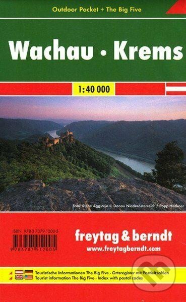Wachau - Krems 1:40 000 / Turistická mapa, freytag&berndt