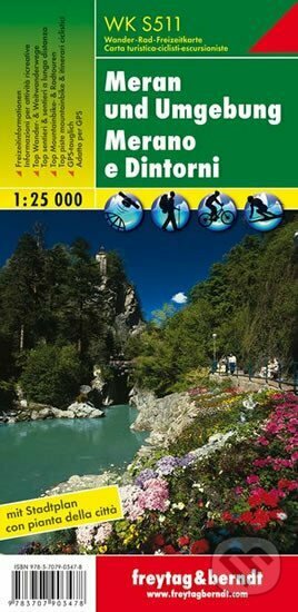 WKS 511 Meran und Umgebung 1:25 000/mapa