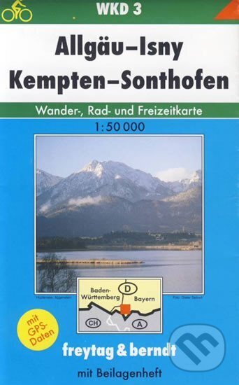 WKD  3 Allgäu, Isny, Kempten, Sont 1:50 000, freytag&berndt