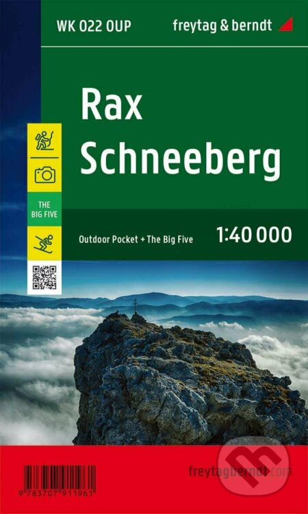 Rax - Schneeberg 1:40 000 / Turistická mapa, freytag&berndt