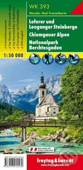 WK 393 Lofer-Leogang-Steinberge 1:50 000/mapa, freytag&berndt