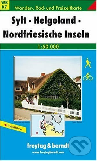 WKD 7 Sylt, Helgoland, Nordfriesische 1:50 000/mapa
