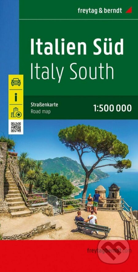 Jižní Itálie 1:500 000 / Italien Süd, Straßenkarte 1:500000, freytag&berndt, 2022