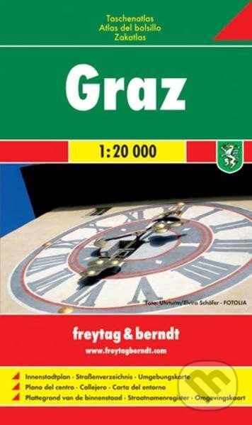 TA 018 Graz kapesní atlas 1:20 000, freytag&berndt