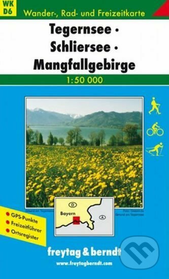 WKD 6 Tegernsee, Schliersee 1:50 000/mapa