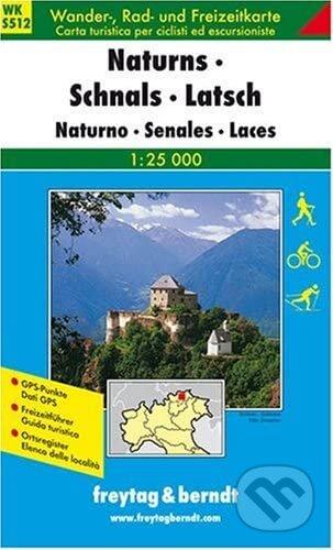 WKS 512 Naturns-Schnals-Latsch 1:25 000/mapa, freytag&berndt