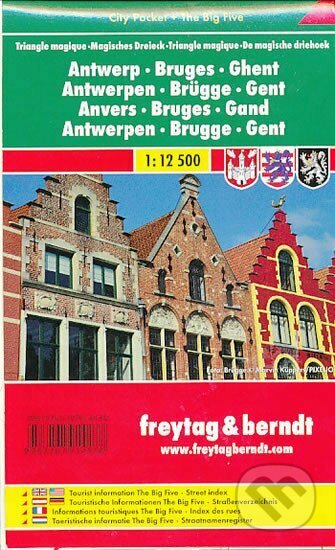 Antwerp, Bruges, Gent /Antverpy, Brugy, Gent 1:12,5T, freytag&berndt