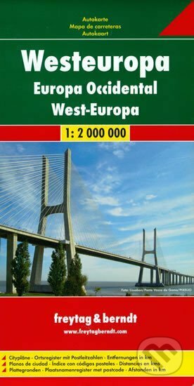 Westeuropa/Západní Evropa 1:2M/automapa, freytag&berndt