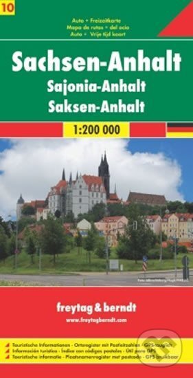 Sachsen-Anhalt/Sasko-Anhaltsko 1:200T/automapa, freytag&berndt