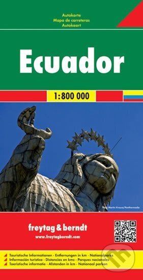 Ekvádor - Galapágy 1 : 800 000/Automapa - sneuveden, freytag&berndt, 2012