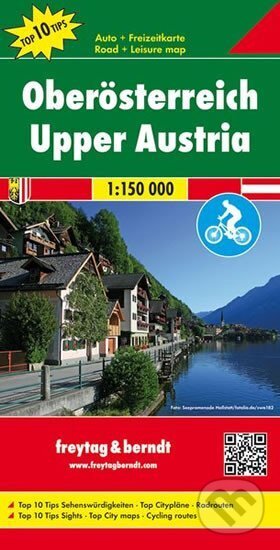 Automapa: Horní Rakousko 1:150 000, freytag&berndt, 2016