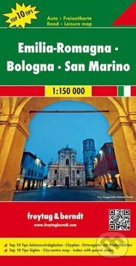 Emilia Romanga,Bologna,San Marino 1:150T/automapa, freytag&berndt