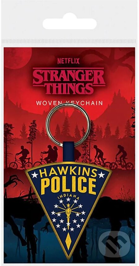 Prívesok na kľúče Netflix - Stranger Things: Hawkinsonova polícia, , 2022