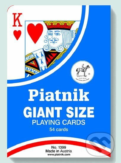 Bridž Extra velké karty (formát A5), Piatnik, 2022