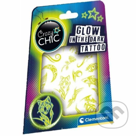Clementoni Crazy Chic - Svítící tetování, Clementoni, 2022