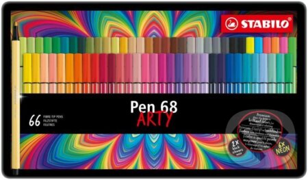 STABILO point 88 Arty kovové pouzdro 66 ks