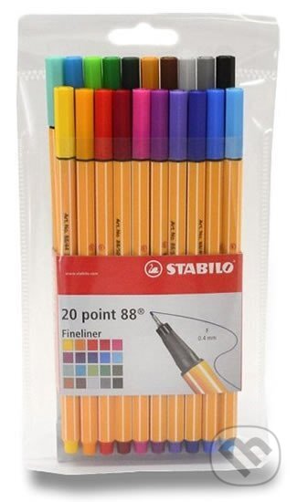 Popisovač STABILO point liner 88 sada 20 ks