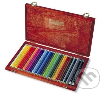 Koh-i-noor pastelky umělecké POLYCOLOR kreslířská sada 36 ks v dřevěné krabičce