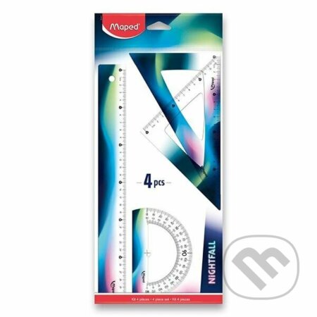 Maped Sada pravítek Nightfall Teens 4 ks