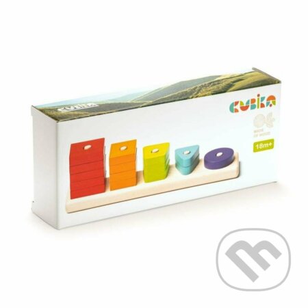 Třídíme tvary VI (dřevěná skládačka 16 dílů) - hra z kategorie Stavebnice