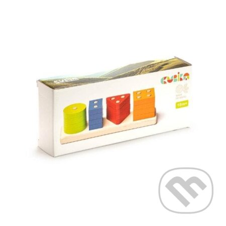 Třídíme tvary V (dřevěná skládačka 17 dílů) - hra z kategorie Stavebnice