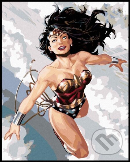 Malování podle čísel: Wonder Woman - letí, Zuty, 2022