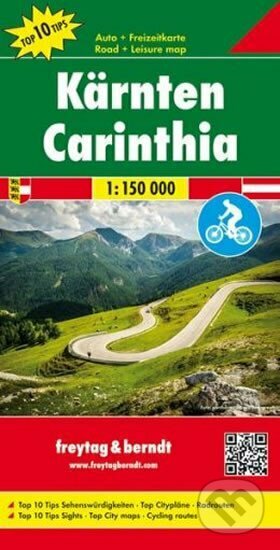 Kärnten, Carinthia/Korutany 1:150T/automapa, SHOCart, 2023