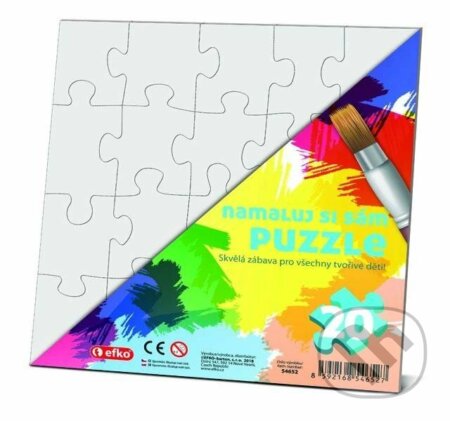 Namaluj si sám puzzle: čtverec, EFKO karton s.r.o., 2022
