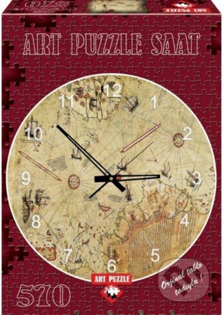 Mapa kapitána Reise (Puzzle hodiny)