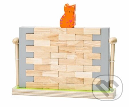 Woody Zeď s kočkou - balanční hra